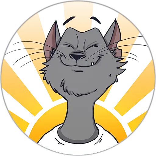 Sticker “Cat Stepan-2”