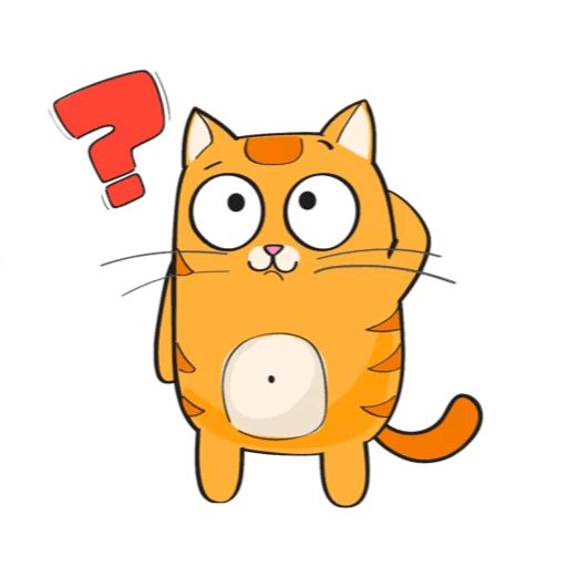 Sticker “Red-headed cat-8”