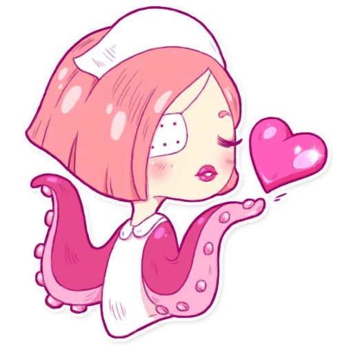 Sticker “Octopus Girl-3”