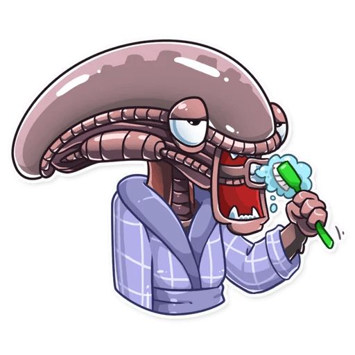 Sticker “Alien Guy-10”