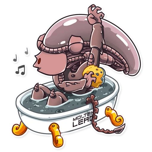 Sticker “Alien Guy-12”