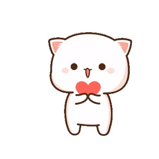 Sticker “Mochi Peach Cat 6-4”