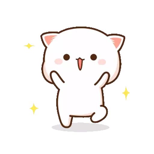 Sticker “Mochi Peach Cat 6-5”