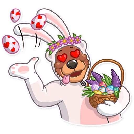 Sticker “Easter Bear-8”