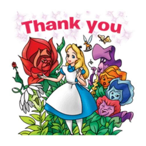 Sticker “Alice's adventures in wonderland-4”