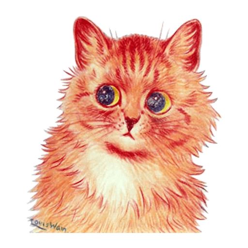 Sticker “Louis Wain Cats-1”