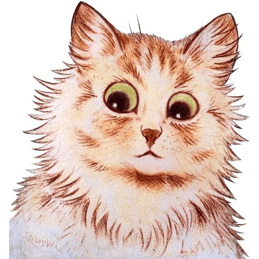 Sticker “Louis Wain Cats-3”