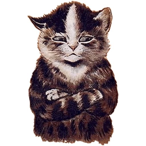 Sticker “Louis Wain Cats-8”