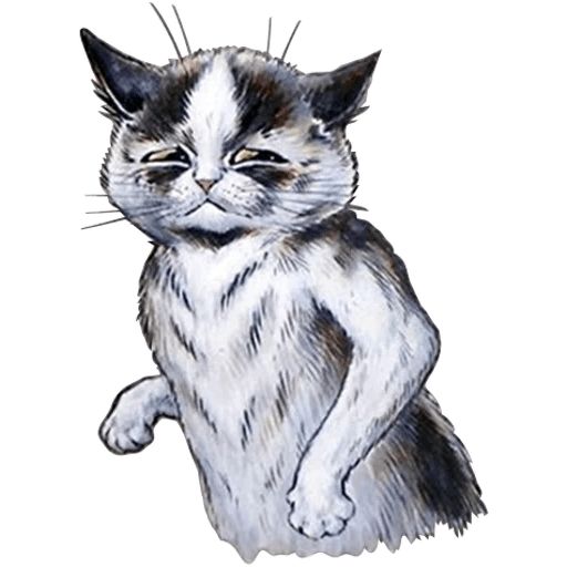 Sticker “Louis Wain Cats-9”