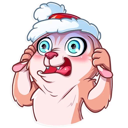 Sticker “Christmas Dog-4”