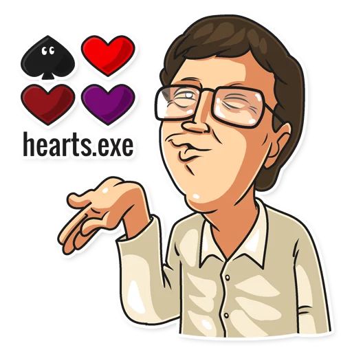 Sticker “Bill Gates-2”