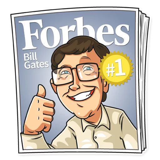 Sticker “Bill Gates-4”