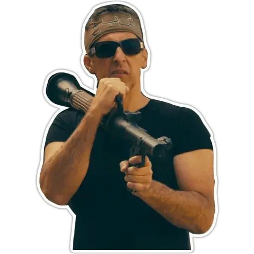 Sticker “You Don't Mess with the Zohan-11”