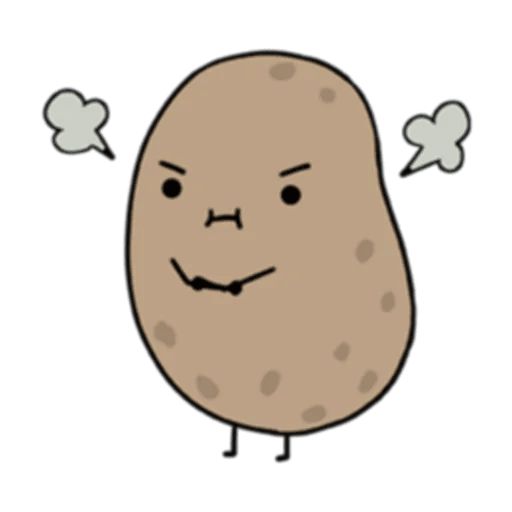Sticker “Life Is Potato-3”