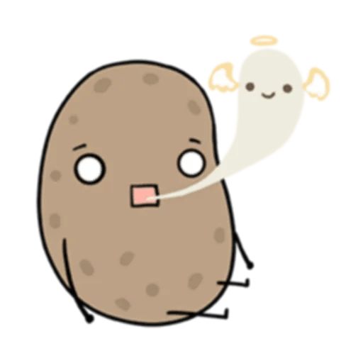 Sticker “Life Is Potato-5”