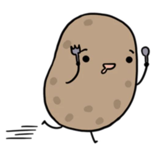 Sticker “Life Is Potato-7”