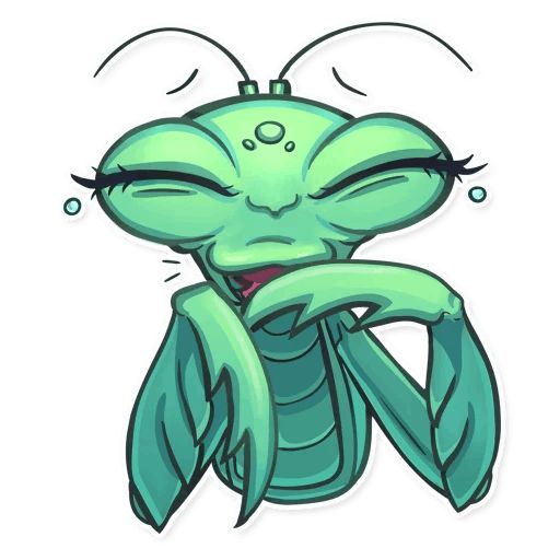 Sticker “Eva the Mantis-3”