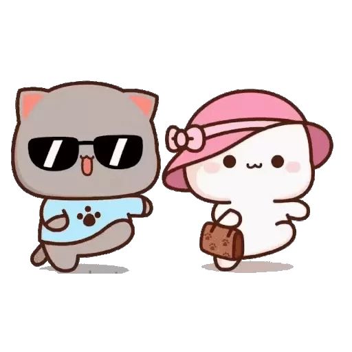 Sticker “Mochi Peach Cat 4-11”