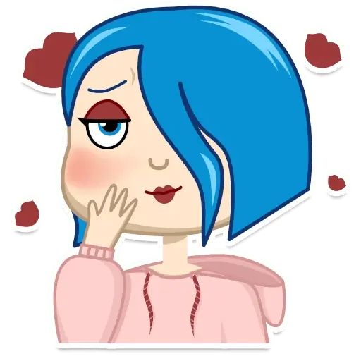 Sticker “Blue emotions-2”