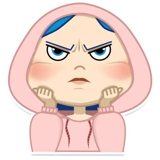 Sticker “Blue emotions-3”