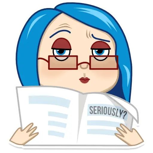 Sticker “Blue emotions-4”