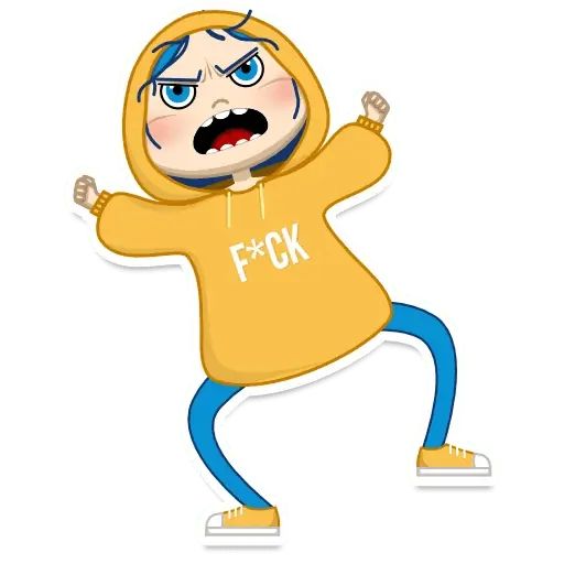 Sticker “Blue emotions-7”