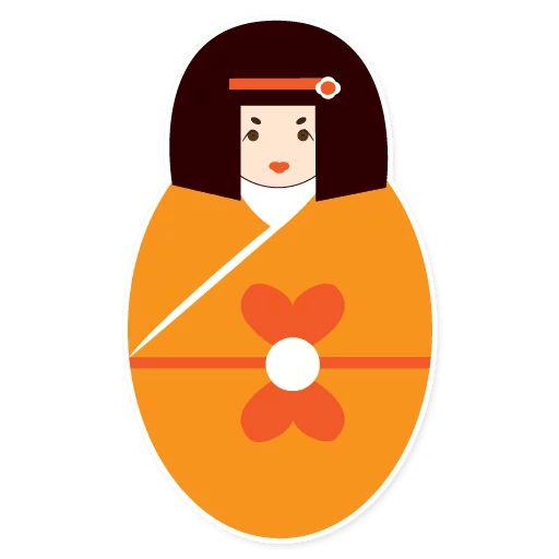 Sticker “Japanise girl-2”
