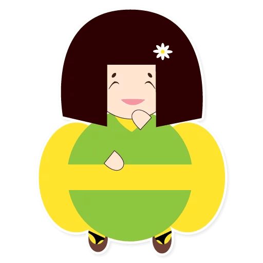 Sticker “Japanise girl-5”