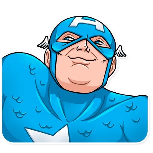 Sticker “Captain America-11”