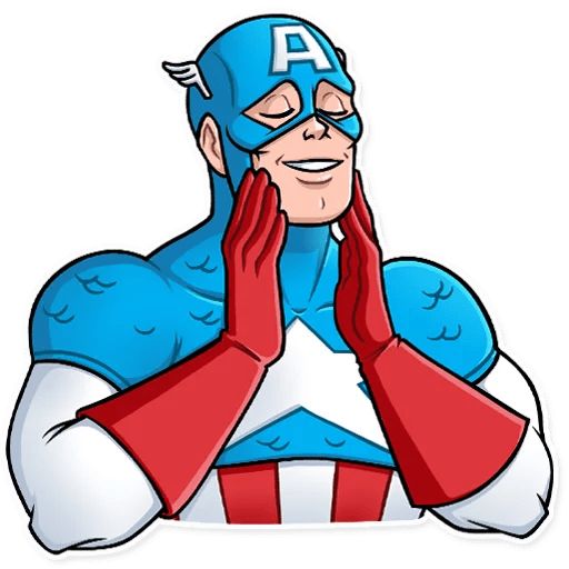 Sticker “Captain America-12”