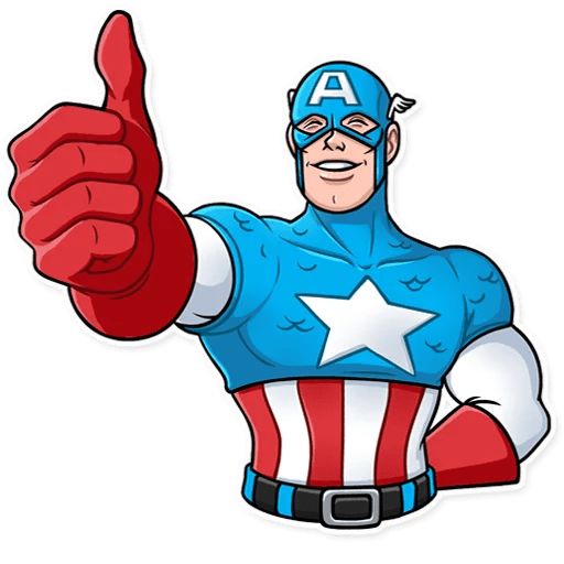 Sticker “Captain America-2”