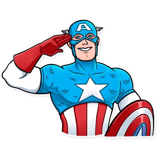 Sticker “Captain America-4”