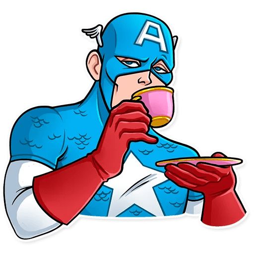 Sticker “Captain America-5”
