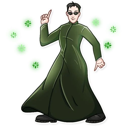 Sticker “The Matrix-9”