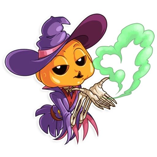 Sticker “Jack Pumpkinhead-2”