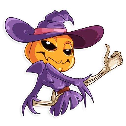 Sticker “Jack Pumpkinhead-3”