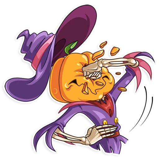 Sticker “Jack Pumpkinhead-7”