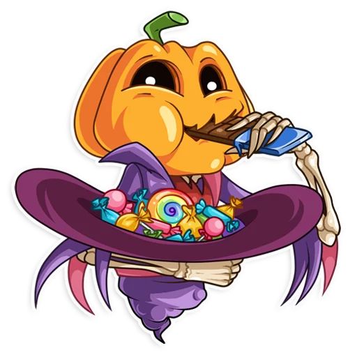 Sticker “Jack Pumpkinhead-8”