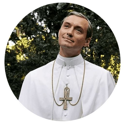Sticker “The young Pope-1”