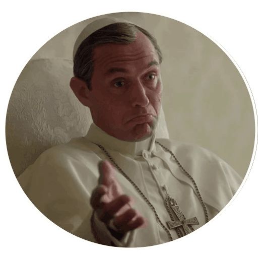 Sticker “The young Pope-2”