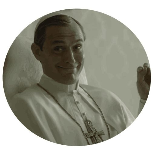 Sticker “The young Pope-4”