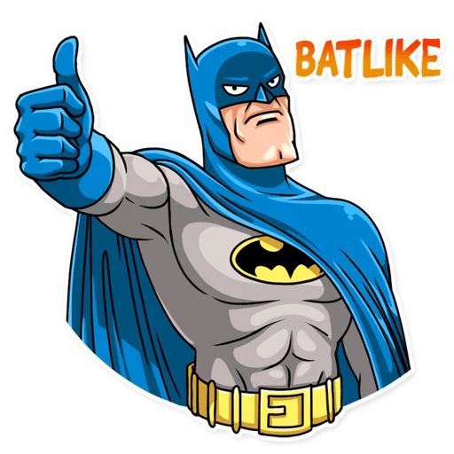 Batman 3D Sticker Batman: Arkham Origins Telegram, batman