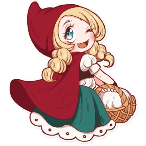 Sticker “Red Riding Hood-1”