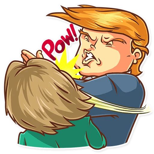 Sticker “Clinton vs. Trump-11”