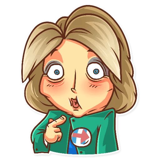 Sticker “Clinton vs. Trump-7”