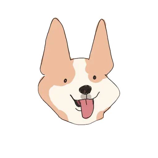 Sticker “Cute Dogs-11”