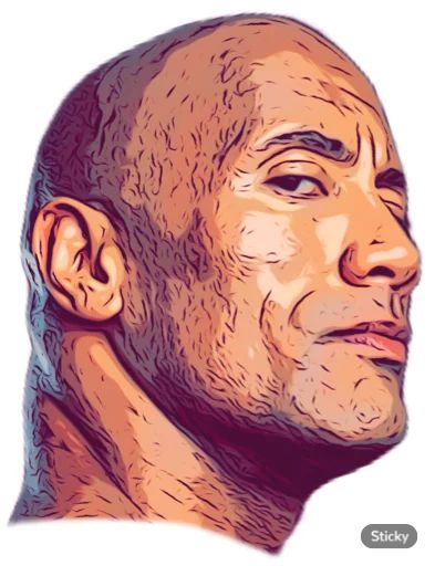 Sticker “Dwayne Johnson-10”