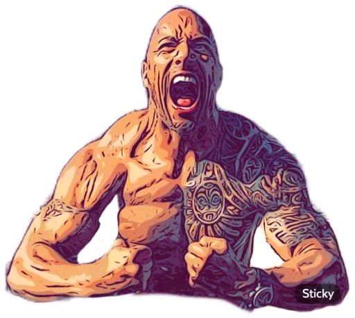 Sticker “Dwayne Johnson-5”