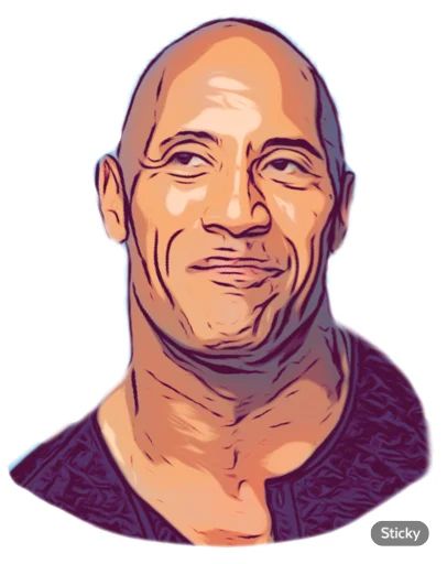 Sticker “Dwayne Johnson-6”