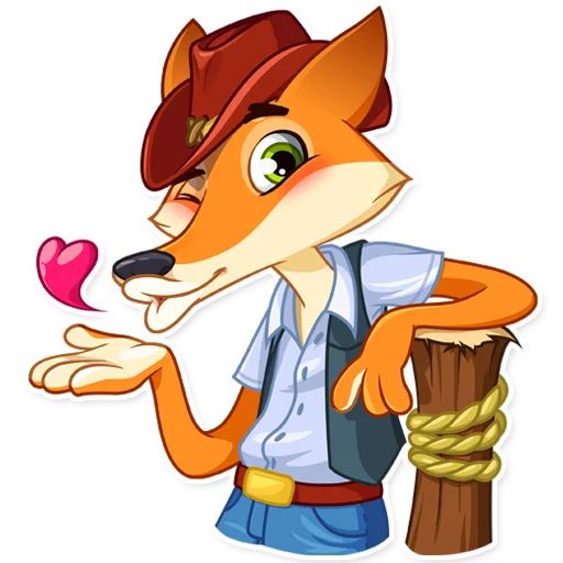 Sticker “Cowboy Fox-2”